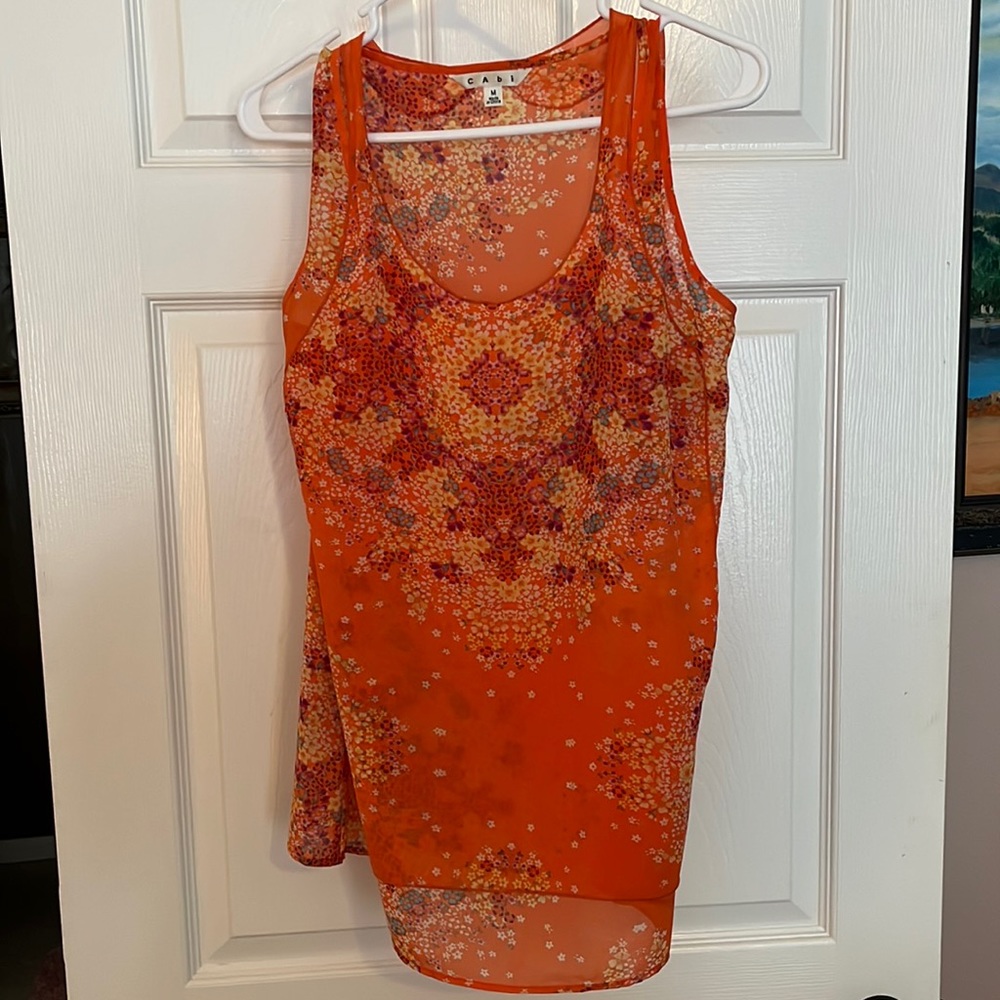 CAbi sleeveless blouse